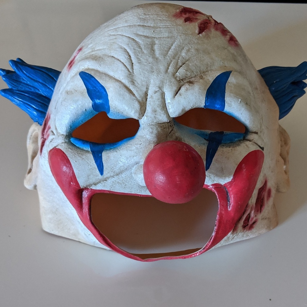 Latex Scary Clown Mask